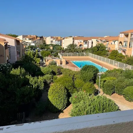 Appartement Les Raisins D'or 4 Pers 1 Ch Piscine Parking Agde